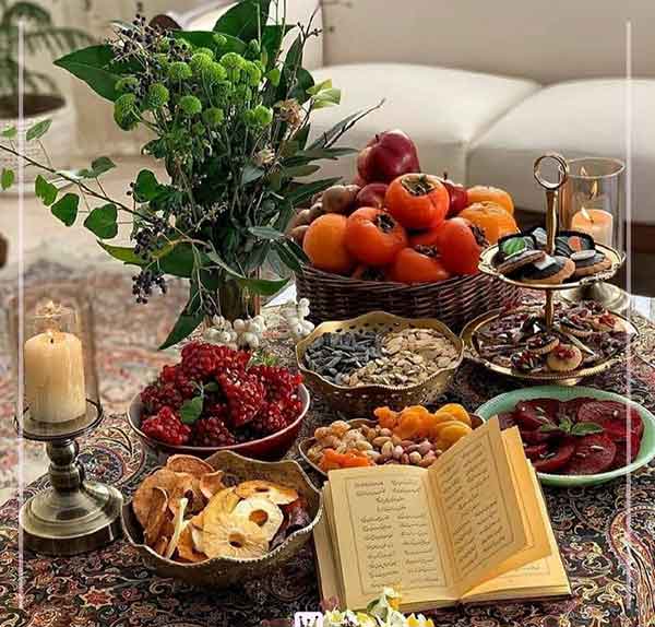 50 تزیین شب یلدا ۱۴۰۲ جدید و متفاوت ویژه سال 1402 