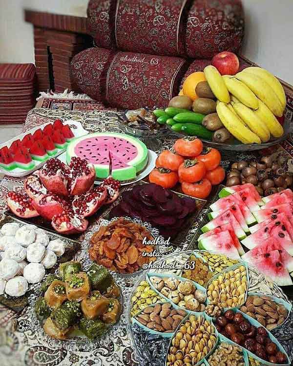 50 تزیین شب یلدا ۱۴۰۲ جدید و متفاوت ویژه سال 1402 