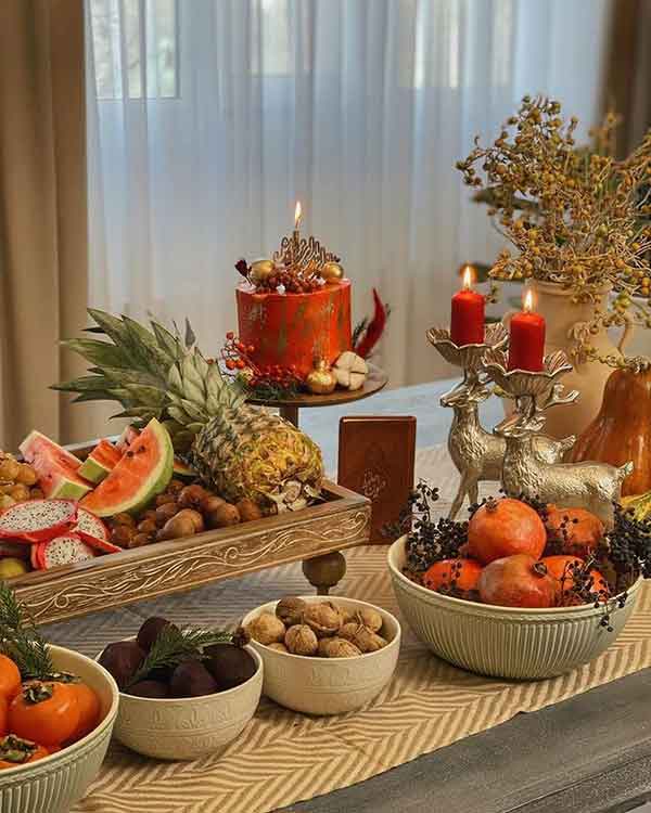 50 تزیین شب یلدا ۱۴۰۲ جدید و متفاوت ویژه سال 1402 