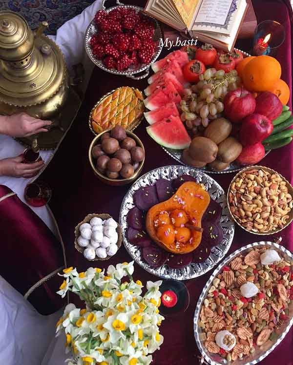 50 تزیین شب یلدا ۱۴۰۲ جدید و متفاوت ویژه سال 1402 