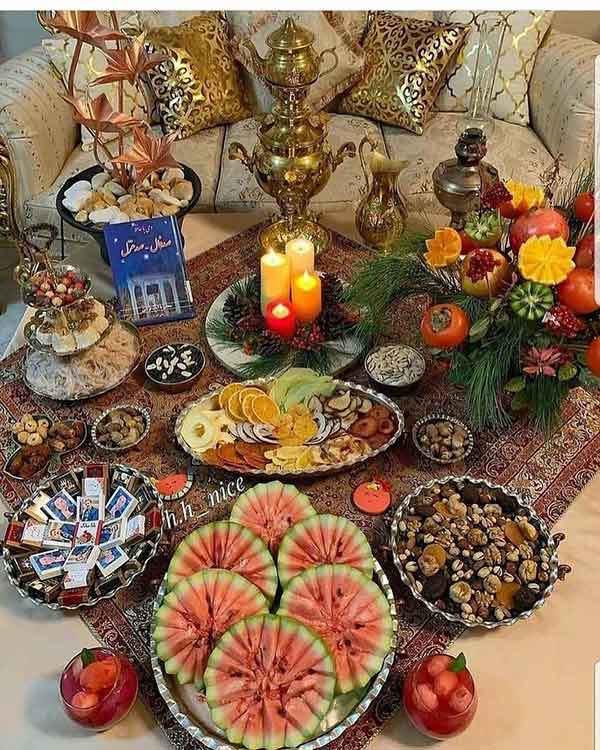50 تزیین شب یلدا ۱۴۰۲ جدید و متفاوت ویژه سال 1402 