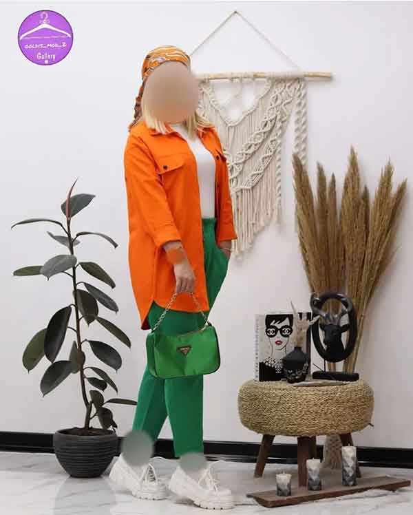 مدل مانتو نارنجی جدید و متفاوت ویژه سال 1402 (40 عکس)