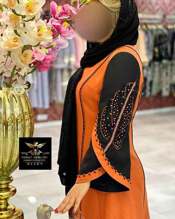 مدل مانتو نارنجی جدید و متفاوت ویژه سال 1402 (40 عکس)