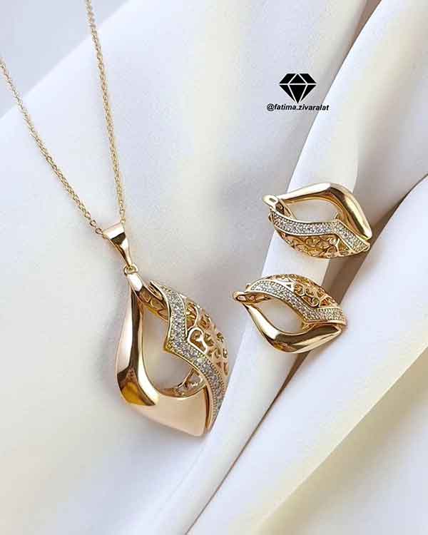 مدل نیم ست طلا جدید و متفاوت ویژه سال 1402 (50 عکس)