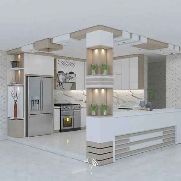 عکس کابینت های گلاس جدید و متفاوت ویژه سال 1403 (50 عکس)