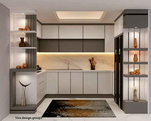 عکس کابینت های گلاس جدید و متفاوت ویژه سال 1403 (50 عکس)