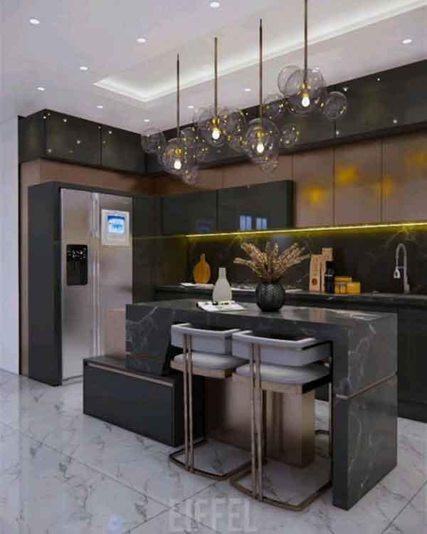 عکس کابینت های گلاس جدید و متفاوت ویژه سال 1403 (50 عکس)