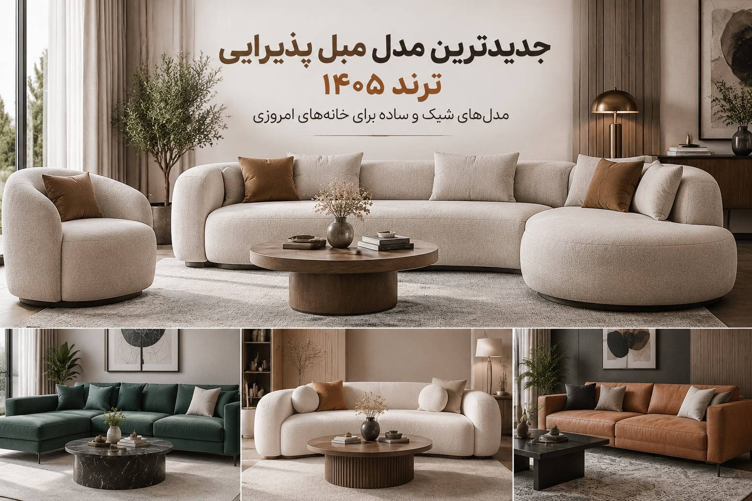 معرفی جدیدترین مدل مبل پذیرایی ترند 1405